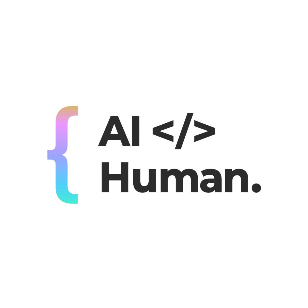 ai vs human 로고